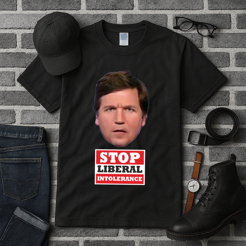 TuckerS Stop Liberal Intolerance Tall T-Shirt
