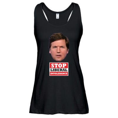 TuckerS Stop Liberal Intolerance Ladies Essential Flowy Tank