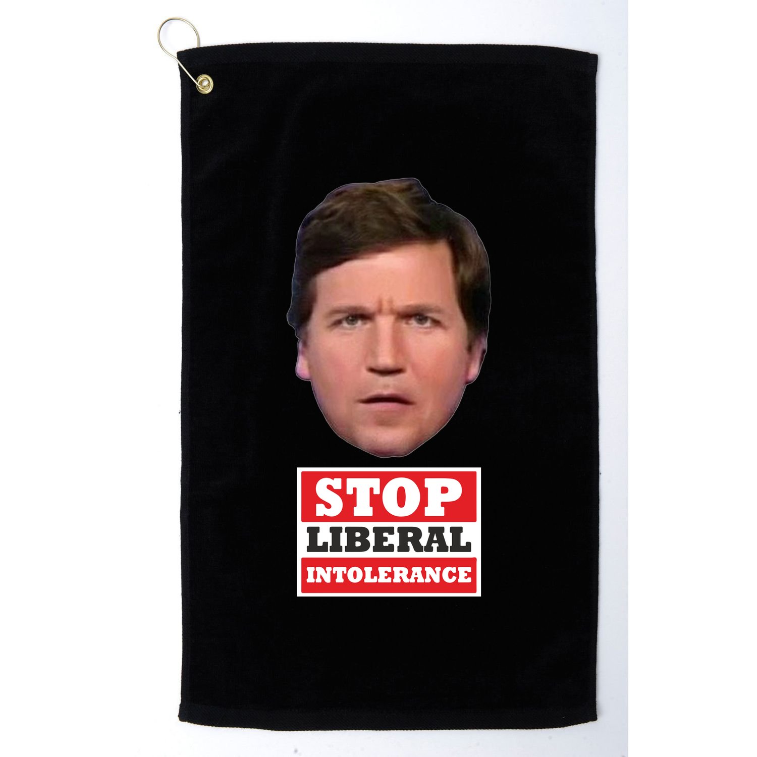 TuckerS Stop Liberal Intolerance Golf Towel