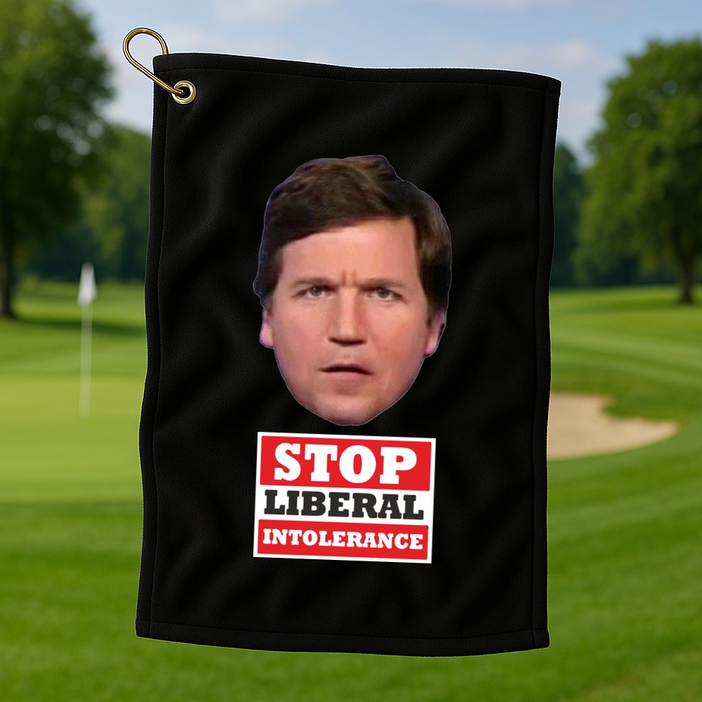 TuckerS Stop Liberal Intolerance Golf Towel