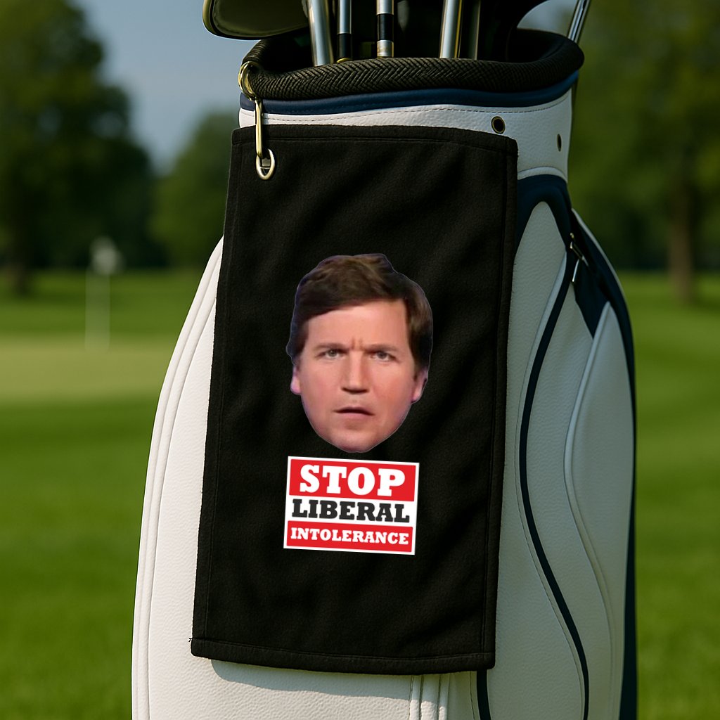 TuckerS Stop Liberal Intolerance Golf Towel