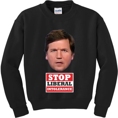TuckerS Stop Liberal Intolerance Kids Sweatshirt