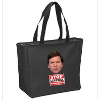 TuckerS Stop Liberal Intolerance Zip Tote Bag
