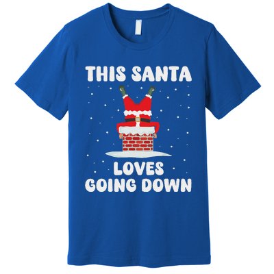 This Santa Loves Going Down Premium T-Shirt