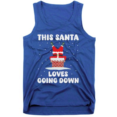 This Santa Loves Going Down Tank Top