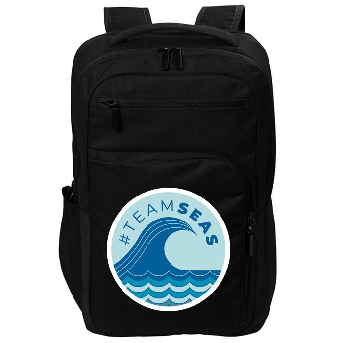 Team Seas Logo Impact Tech Backpack