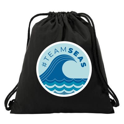 Team Seas Logo Drawstring Bag