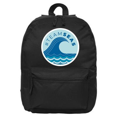 Team Seas Logo 16 in Basic Backpack