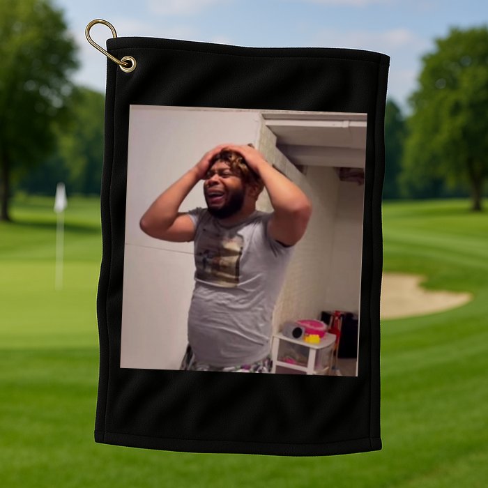 The Sneaky Link Man Golf Towel