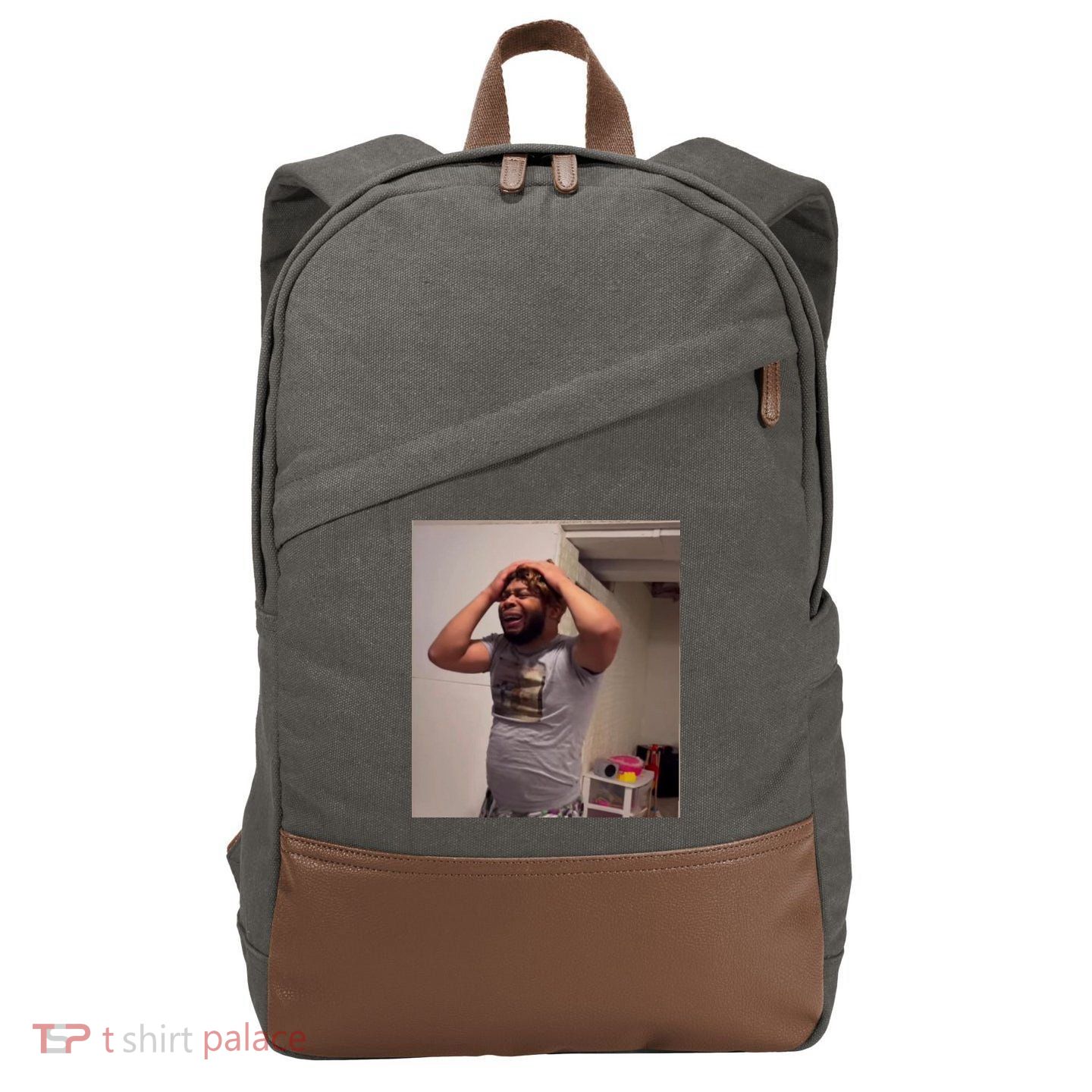 The Sneaky Link Man Cotton Canvas Backpack