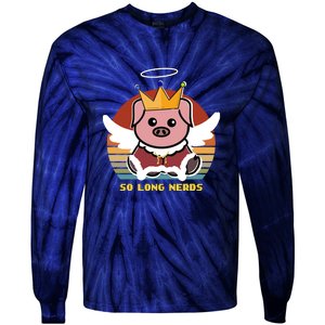 Techno So Long Nerds Tie-Dye Long Sleeve Shirt