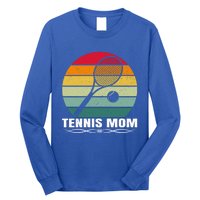 Tennis Sports Lover Vintage Tennis Mom Mother's Day Cute Gift Long Sleeve Shirt