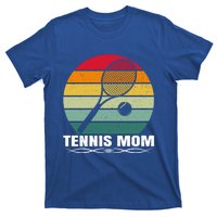 Tennis Sports Lover Vintage Tennis Mom Mother's Day Cute Gift T-Shirt