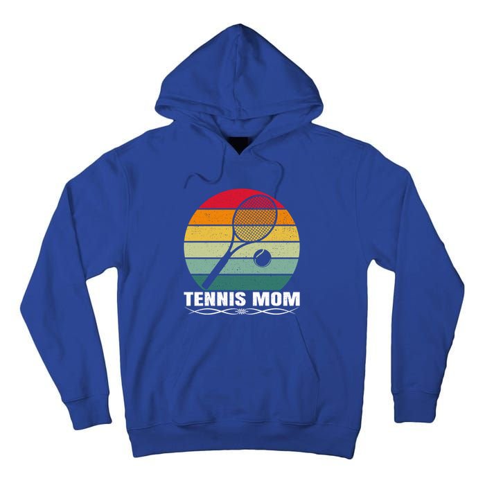 Tennis Sports Lover Vintage Tennis Mom Mother's Day Cute Gift Tall Hoodie