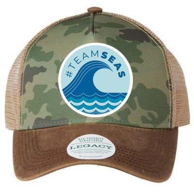 Team Seas Logo Legacy Tie Dye Trucker Hat