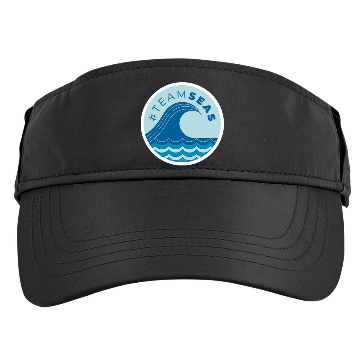 Team Seas Logo Adult Drive Performance Visor