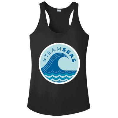 Team Seas Logo Ladies PosiCharge Competitor Racerback Tank