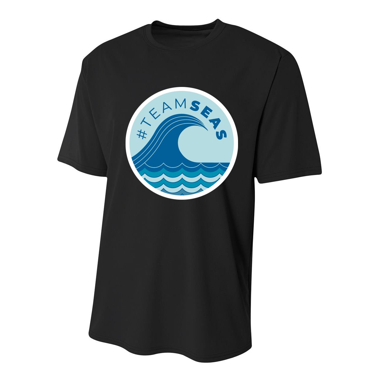 Team Seas Logo Youth Performance Sprint T-Shirt