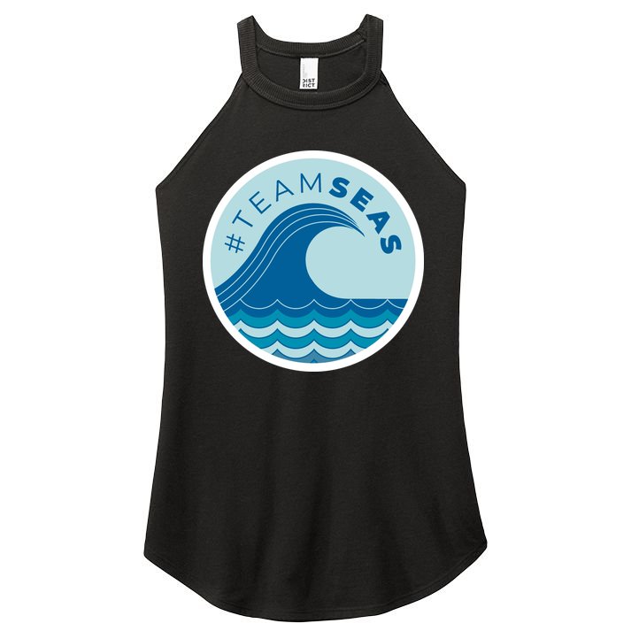 Team Seas Logo Women's Perfect Tri Rocker Tank