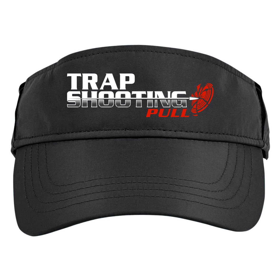 Trap Shooting Logo Adult Drive Performance Visor