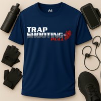 Trap Shooting Logo Cooling Performance Crew T-Shirt