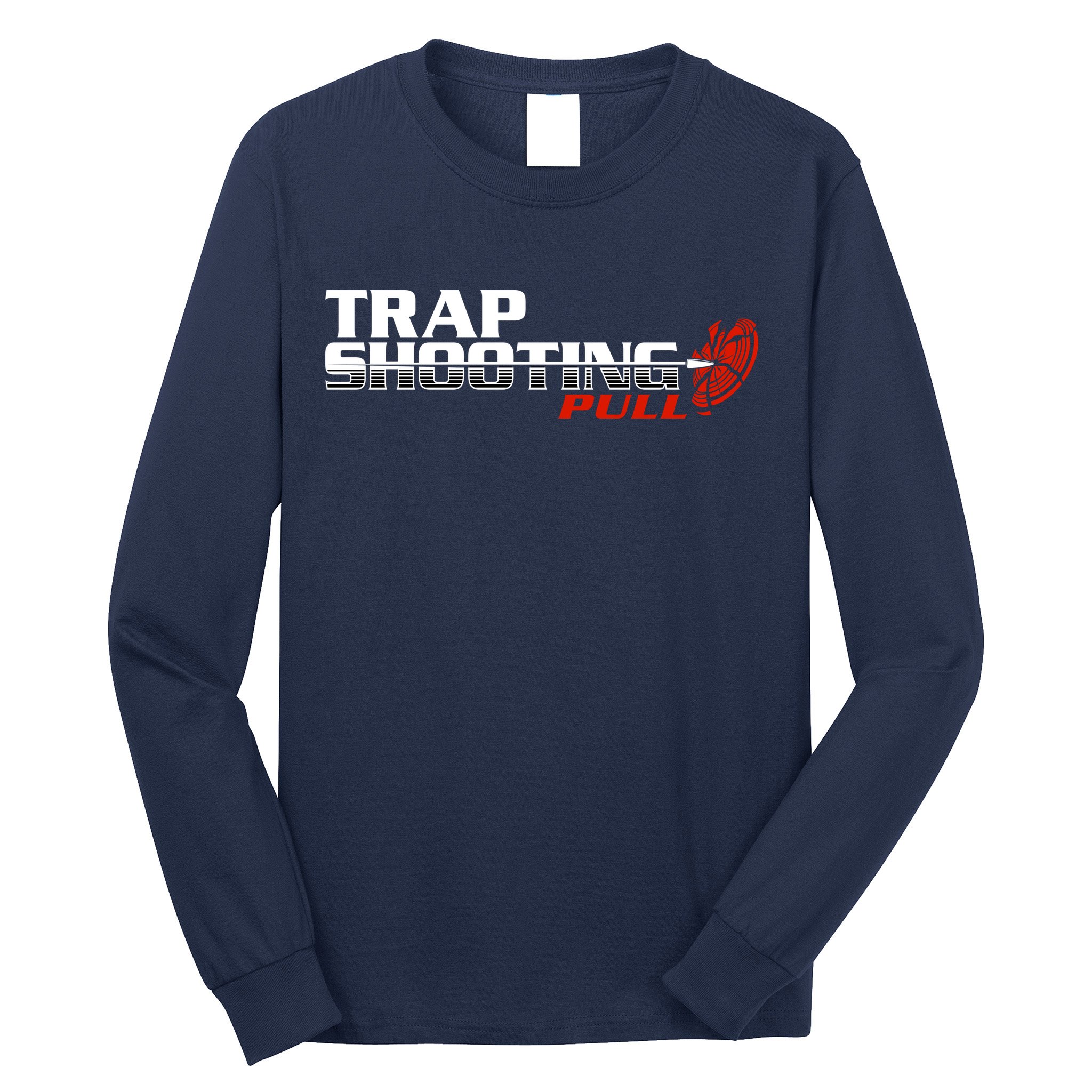 Trap Shooting Logo Long Sleeve Shirt