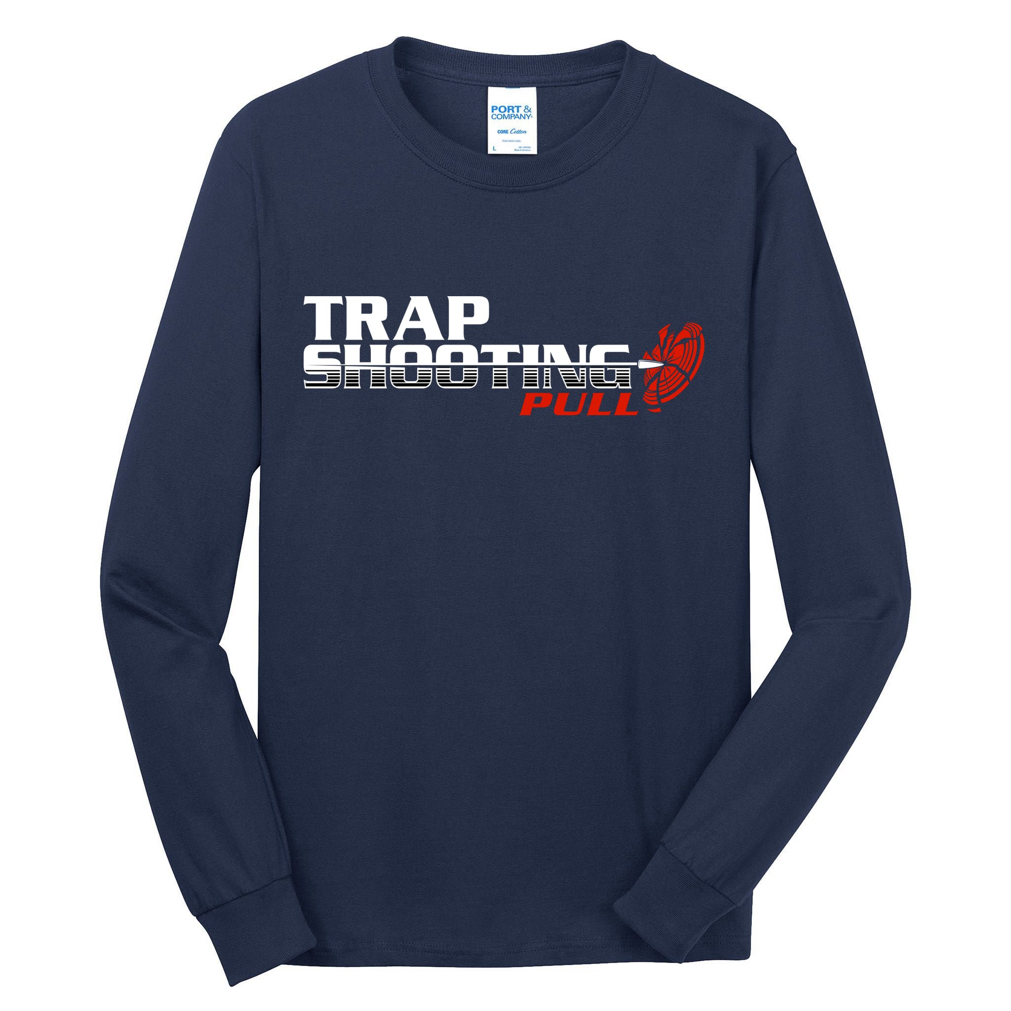 Trap Shooting Logo Tall Long Sleeve T-Shirt