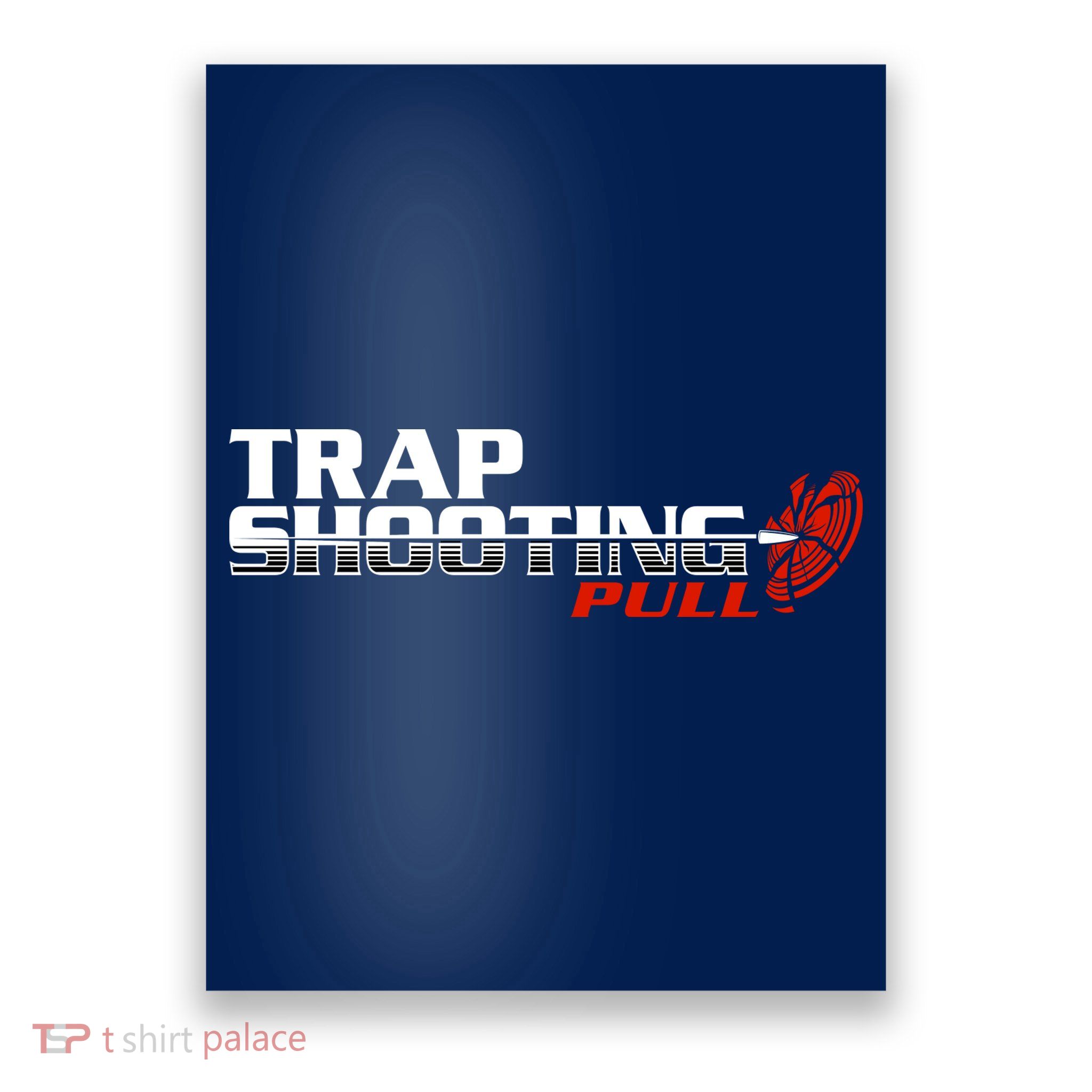 Trap Shooting Logo Poster