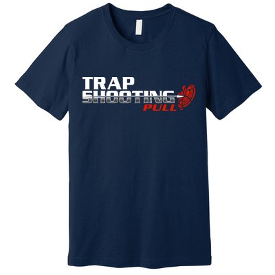 Trap Shooting Logo Premium T-Shirt