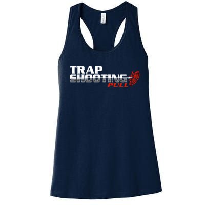 Trap Shooting Logo Women's Racerback Tank