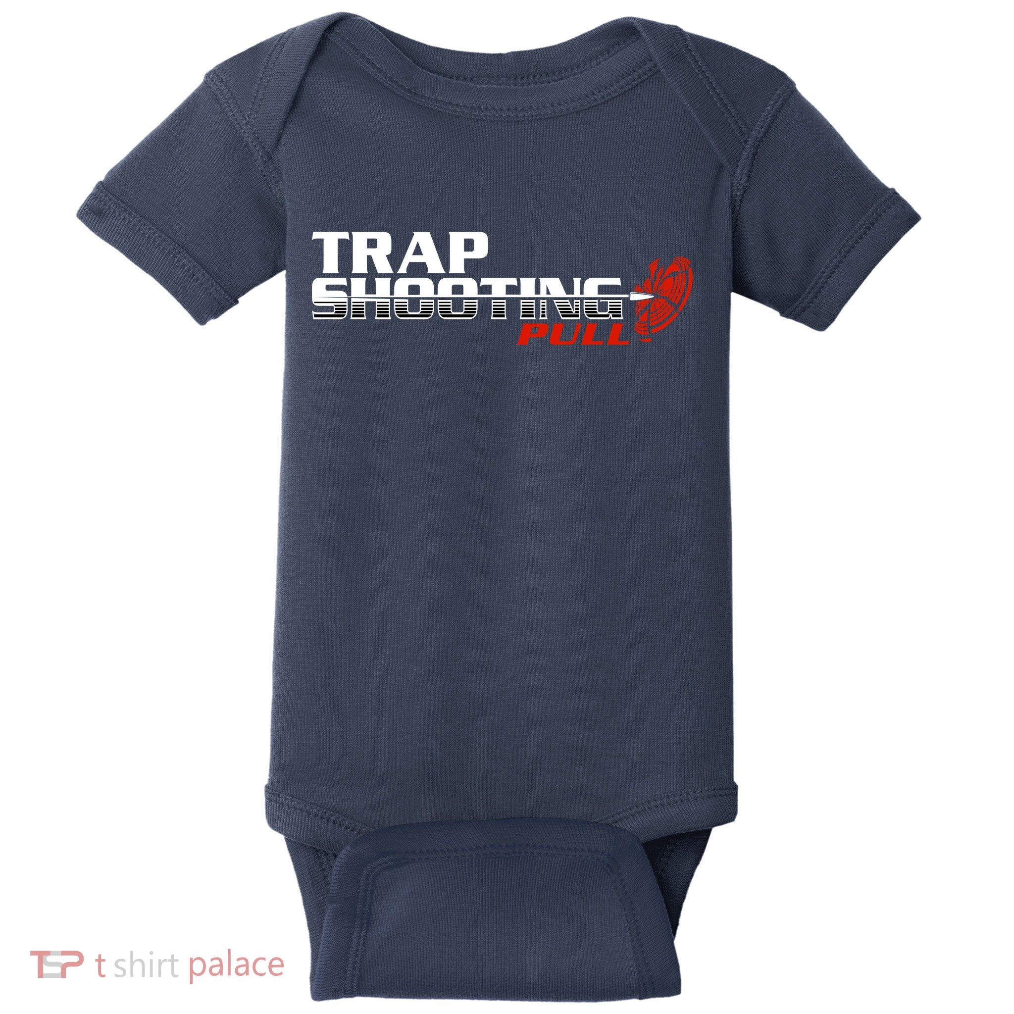 Trap Shooting Logo Baby Bodysuit