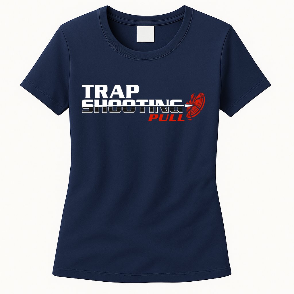 Trap Shooting Logo Womens T-Shirt