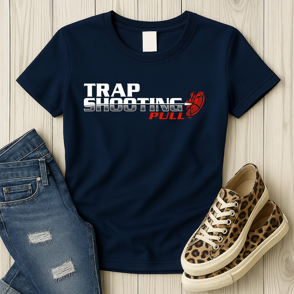 Trap Shooting Logo Womens T-Shirt