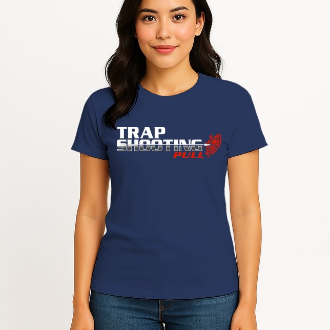 Trap Shooting Logo Womens T-Shirt