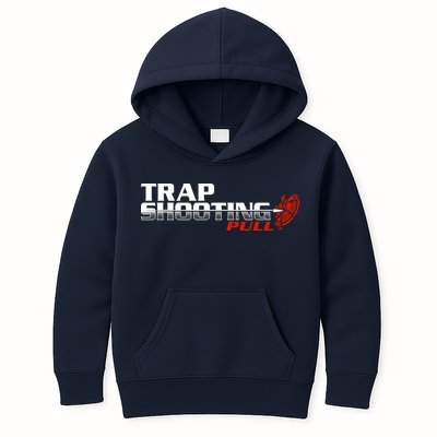 Trap Shooting Logo Kids Hoodie