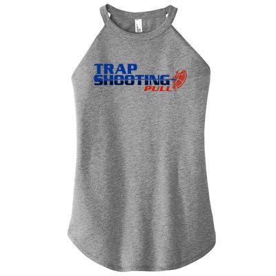 Trap Shooting Logo Women's Perfect Tri Rocker Tank