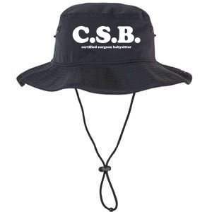 The Scrub Life Certified Surgeon Babysitter Csb Scrub Tech Nurse Legacy Cool Fit Booney Bucket Hat