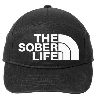 The Sober Life Na Aa Sober Recovery 7-Panel Snapback Hat