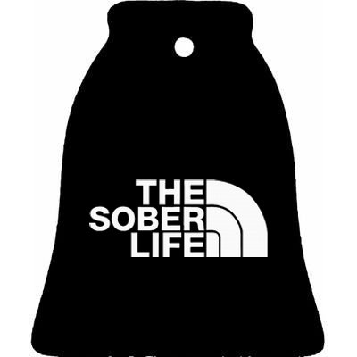 The Sober Life Na Aa Sober Recovery Ceramic Bell Ornament