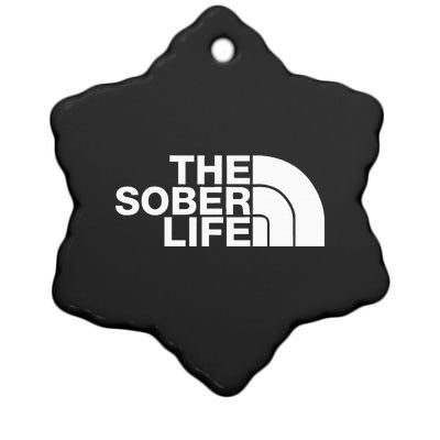 The Sober Life Na Aa Sober Recovery Ceramic Star Ornament