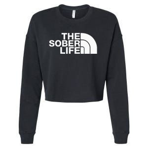 The Sober Life Na Aa Sober Recovery Cropped Pullover Crew