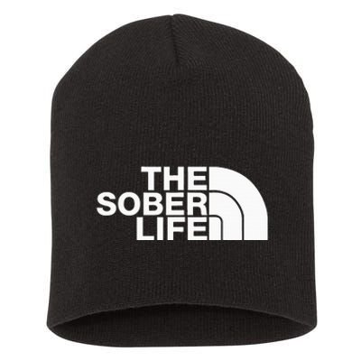 The Sober Life Na Aa Sober Recovery Short Acrylic Beanie