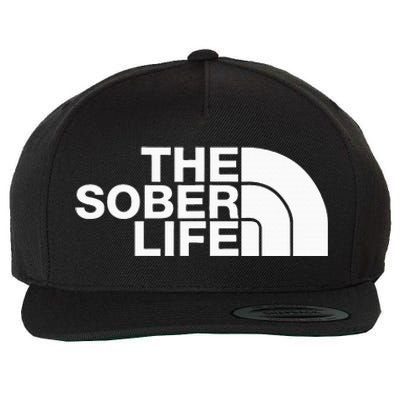 The Sober Life Na Aa Sober Recovery Wool Snapback Cap