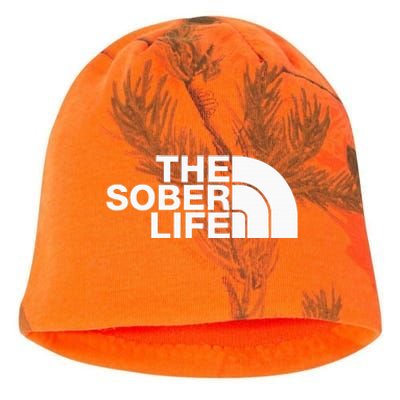 The Sober Life Na Aa Sober Recovery Kati - Camo Knit Beanie