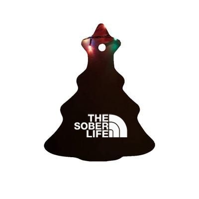 The Sober Life Na Aa Sober Recovery Ceramic Tree Ornament