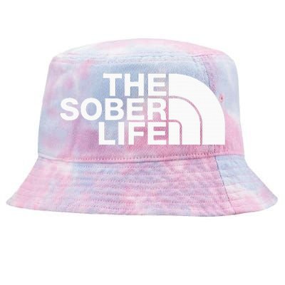 The Sober Life Na Aa Sober Recovery Tie-Dyed Bucket Hat