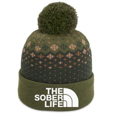 The Sober Life Na Aa Sober Recovery The Baniff Cuffed Pom Beanie