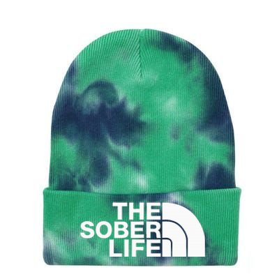 The Sober Life Na Aa Sober Recovery Tie Dye 12in Knit Beanie