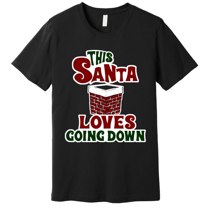 This Santa Loves Going Down Premium T-Shirt