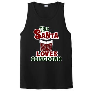 This Santa Loves Going Down PosiCharge Competitor Tank